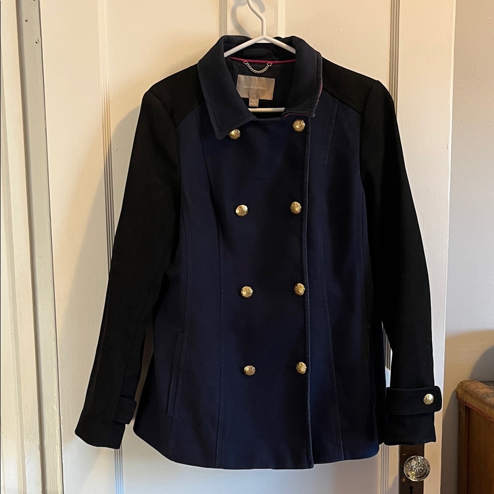Banana Republic Cotton Peacoat